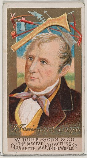James Fenimore Cooper, from the series Great Americans (N76) for Duke brand cigarettes