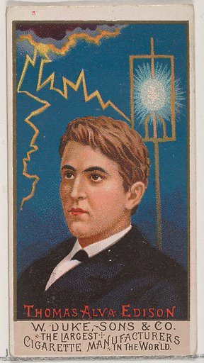 Thomas Alva Edison, from the series Great Americans (N76) for Duke brand cigarettes