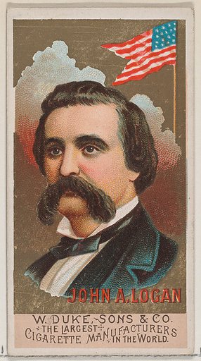John A. Logan, from the series Great Americans (N76) for Duke brand cigarettes