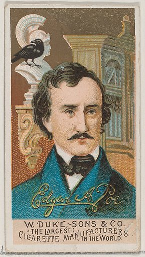 Edgar Allan Poe, from the series Great Americans (N76) for Duke brand cigarettes