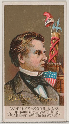 William H. Seward, from the series Great Americans (N76) for Duke brand cigarettes