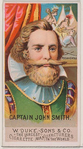 Captain John Smith, from the series Great Americans (N76) for Duke brand cigarettes