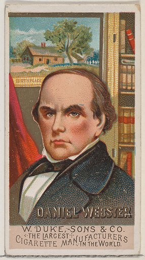 Daniel Webster, from the series Great Americans (N76) for Duke brand cigarettes