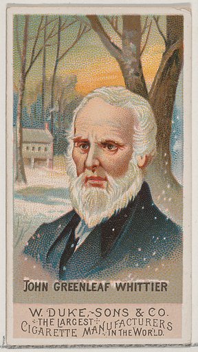 John Greenleaf Whittier, from the series Great Americans (N76) for Duke brand cigarettes