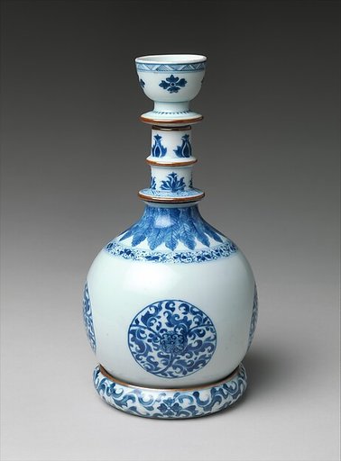 Base for a Water Pipe (huqqa) with Floral Medallions