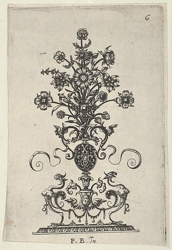 Reverse Copy of Design for a Pendant, from Ars His Myronis Nobilis Effingitus Pagellulis