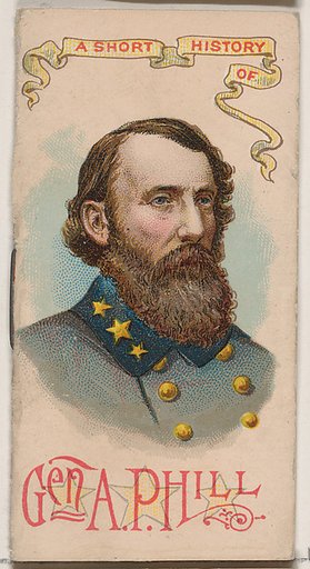 A Short History of General Ambrose Powell Hill, from the Histories of Generals series of booklets (N78) for Duke brand cigarettes
