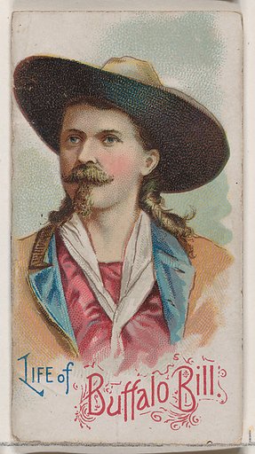 Life of Buffalo Bill, from the Histories of Poor Boys and Famous People series of booklets (N79) for Duke brand cigarettes