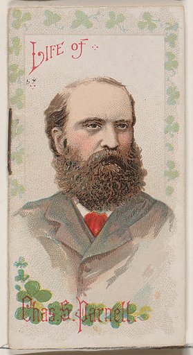 Life of Charles Stewart Parnell, from the Histories of Poor Boys and Famous People series of booklets (N79) for Duke brand cigarettes
