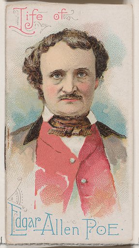 History of Edgar Allan Poe, from the Histories of Poor Boys and Famous People series of booklets (N79) for Duke brand cigarettes