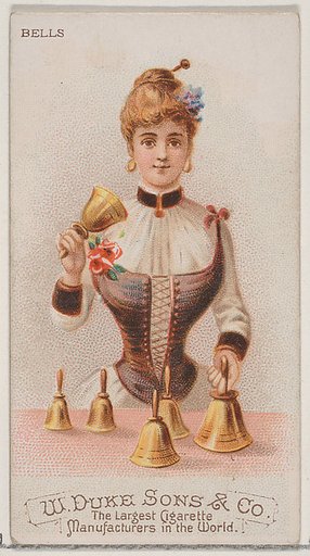 Bells, from the Musical Instruments series (N82) for Duke brand cigarettes