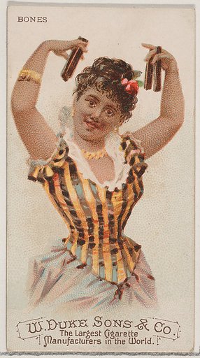 Bones, from the Musical Instruments series (N82) for Duke brand cigarettes