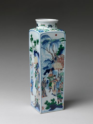 Vase with King Wen Visiting the Scholar Jiang Taigong
