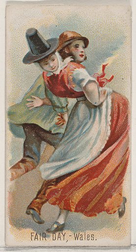 Fair Day, Wales, from the Holidays series (N80) for Duke brand cigarettes