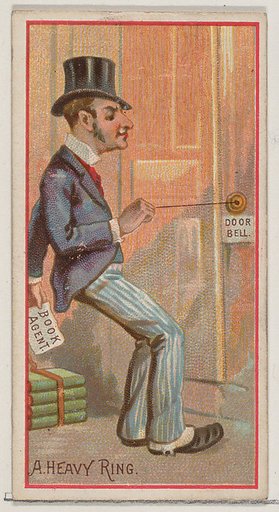 A Heavy Ring, from the Jokes series (N87) for Duke brand cigarettes