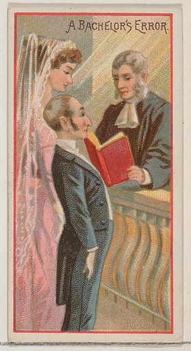 A Bachelor's Error, from the Jokes series (N87) for Duke brand cigarettes