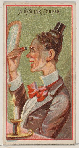Caricatured figure / A Regular Corker, from the Jokes series (N87) for Duke brand cigarettes