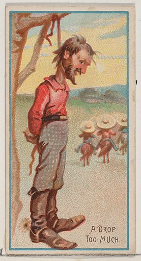 A Drop Too Much, from the Jokes series (N87) for Duke brand cigarettes