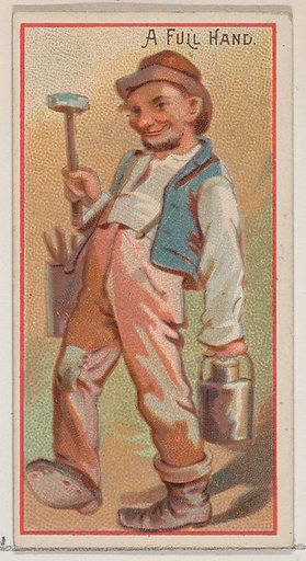 A Full Hand, from the Jokes series (N87) for Duke brand cigarettes