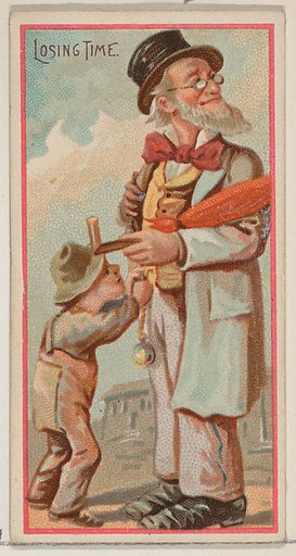 Losing Time, from the Jokes series (N87) for Duke brand cigarettes