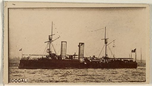 Dogali, from the Famous Ships series (N50) for Virginia Brights Cigarettes