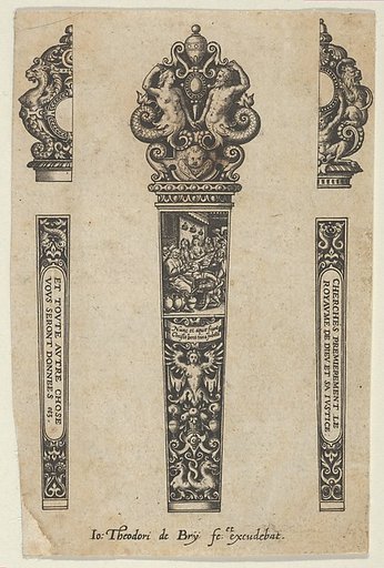 Design for a Knife Handle with the Marriage at Cana