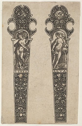 Design for Knife Handles with Terra and Aqua