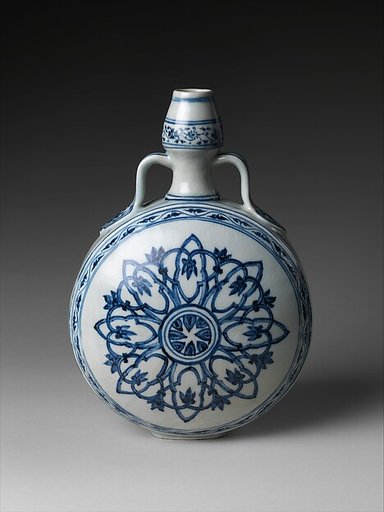Flask with Medallion