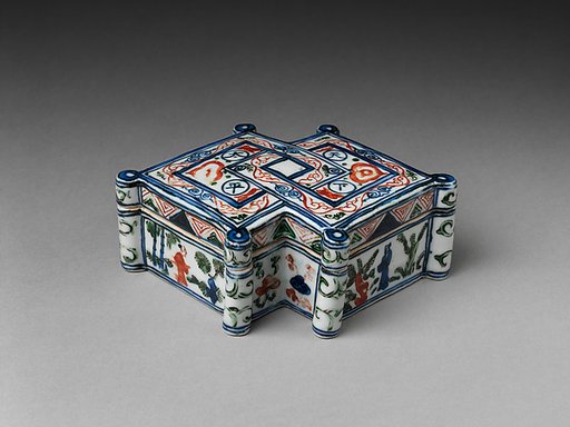 Box with Figures in Landscape