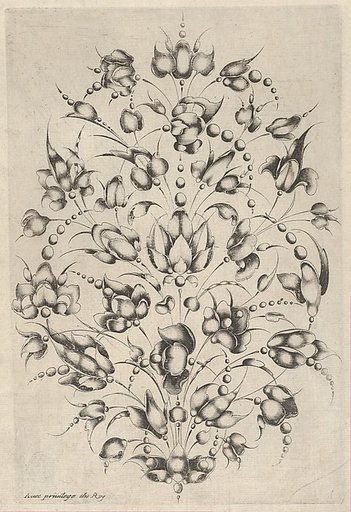 Goldsmiths' Bouquet, from "Livre de Toutes Sorte de Feuilles Pour Servir a l'Art d'Orfeburie"