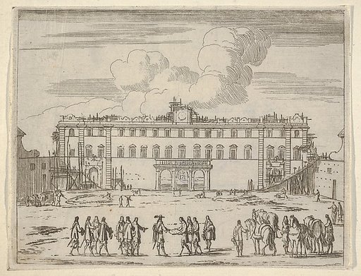 Francesco I d'Este Builds the Palazzo di Sassuolo, from "L'Idea di un Principe ed Eroe Cristiano in Francesco I d'Este, di Modena e Reggio Duca VIII [...]"