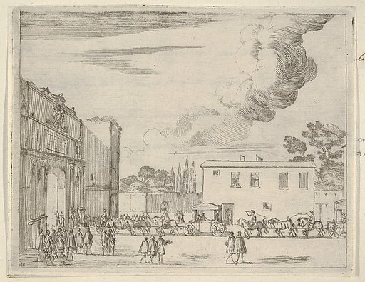 Francesco I d'Este Intervenes for an Agreement between Pope Urban VIII and the Duke of Parma, from "L'Idea di un Principe ed Eroe Cristiano in Francesco I d'Este, di Modena e Reggio Duca VIII [...]"