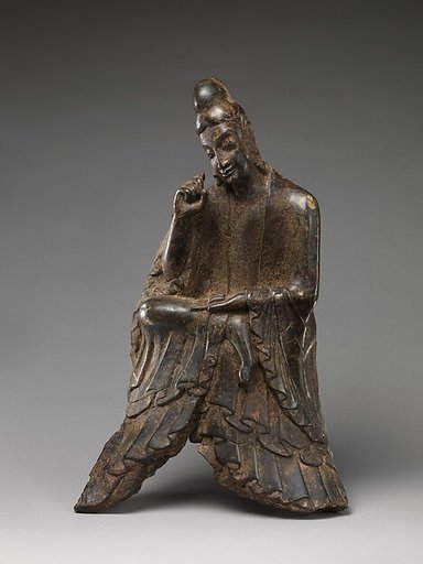Bodhisattva in pensive pose