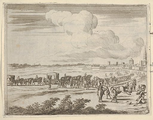 Francesco I d'Este Quickly Makes Himself Available at the Request of Pope Urban VIII, from "L'Idea di un Principe ed Eroe Cristiano in Francesco I d'Este, di Modena e Reggio Duca VIII [...]"