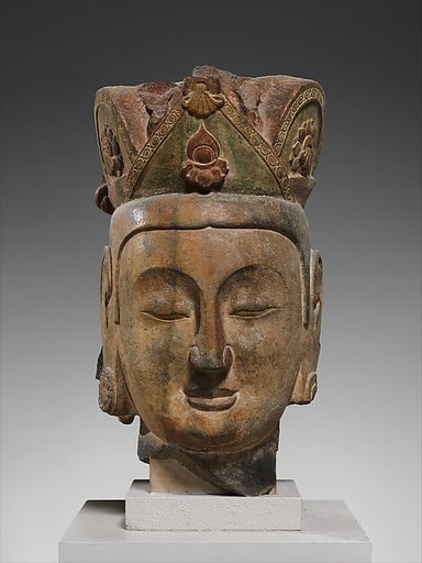 Head of a bodhisattva