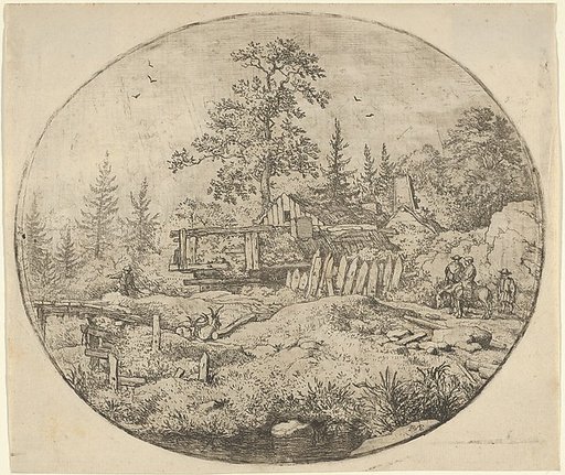 The Landscape with the Wooden Bridge