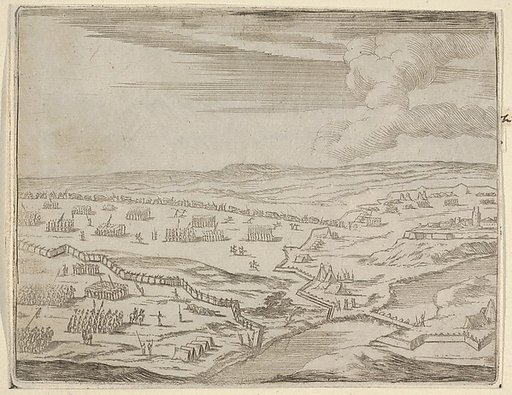 Francesco I d'Este Approches the Camp of the Enemy Under the Pretext of Battle, Although he Obtains their Surrender Without Battle, from "L'Idea di un Principe ed Eroe Cristiano in Francesco I d'Este, di Modena e Reggio Duca VIII [...]"