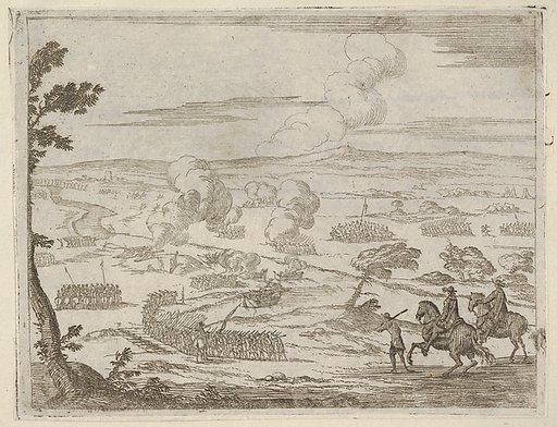 After a Long March, Francesco I d'Este Passes with the River of Cassano with his Army, thus Causing Great Harm to the Spanish, from "L'Idea di un Principe ed Eroe Cristiano in Francesco I d'Este, di Modena e Reggio Duca VIII [...]"