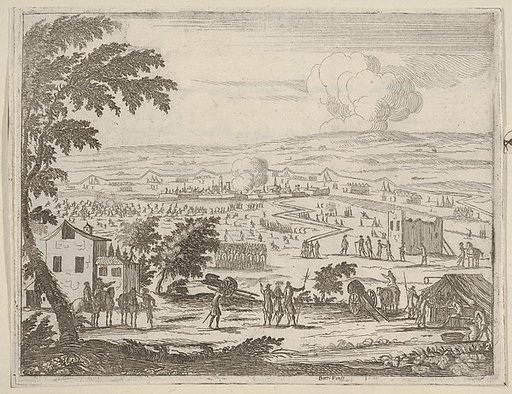 Francesco I d'Este Suffers the Mortal Blow of a Bullet While Under Pavia and Retreats into his Own Quarters, Having Been Left Without Wounds to His Head and His Heart, which Gave Him a Fever, from "L'Idea di un Principe ed Eroe Cristiano in Francesco I d'Este, di Modena e Reggio Duca VIII [...]"