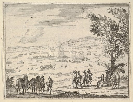 Francesco I d'Este, Suffering the Pain of his Injuries, Continues to Take Charge for the Successful Completion of the Military Campaign, from "L'Idea di un Principe ed Eroe Cristiano in Francesco I d'Este, di Modena e Reggio Duca VIII [...]"