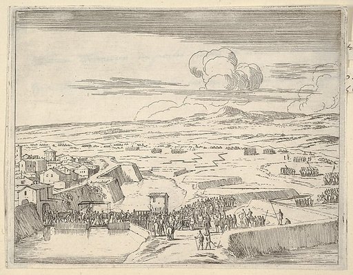 After a Few Days of Seige with the French Army, Francesco I d'Este Takes Prossession of Mortara, The Last of his Great Victories, from "L'Idea di un Principe ed Eroe Cristiano in Francesco I d'Este, di Modena e Reggio Duca VIII [...]"