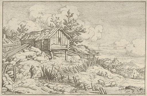 The Man near the Entry of the Ruinous Hedge