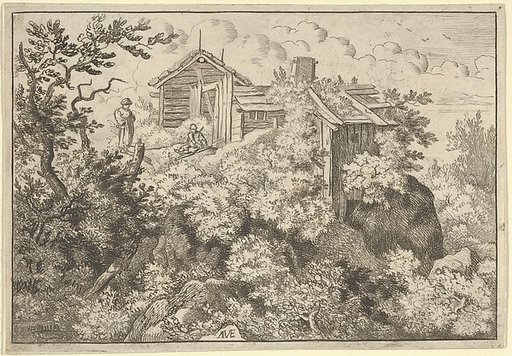 The Three Cottages on the Hill