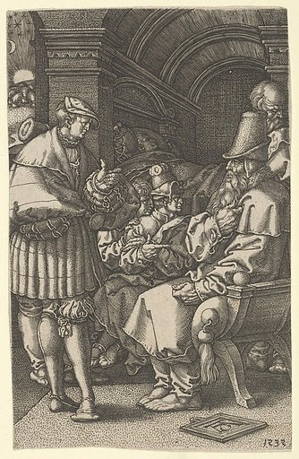 Joseph Explaining His Dreams to Jacob, from "The Story of Joseph"