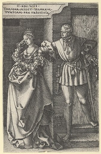 Tamar Turned Out of Amnon's House, from "The Story of Amnon and Tamar"