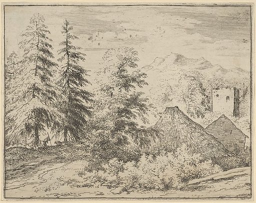 The Man Between the Two Fir Trees