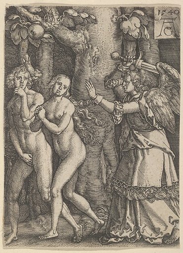 The Expulsion from Paradise from The Story of Adam and Eve