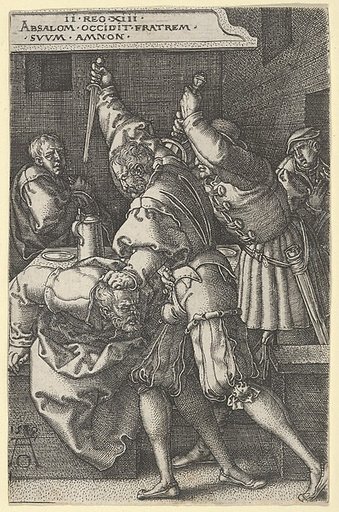 The Servants of Absalom Killing Amnon, from "The Story of Amnon and Tamar"