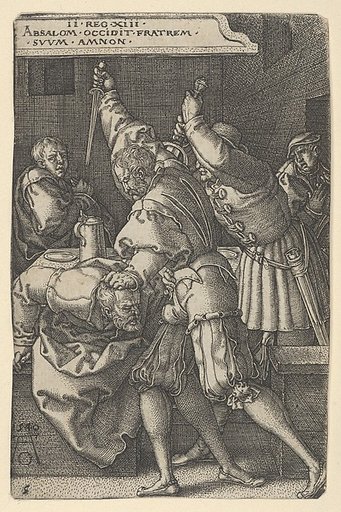 The Servants of Absalom Killing Amnon