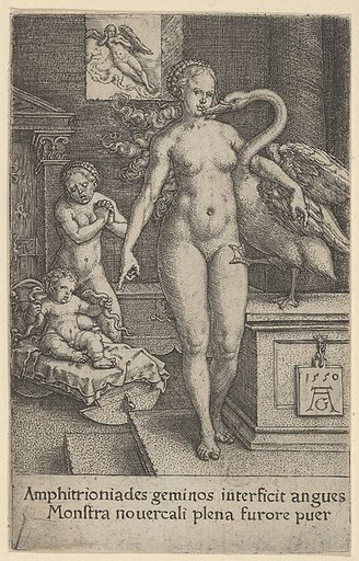 Leda with the Swan and Hercules as a Child, from The Labors of Hercules